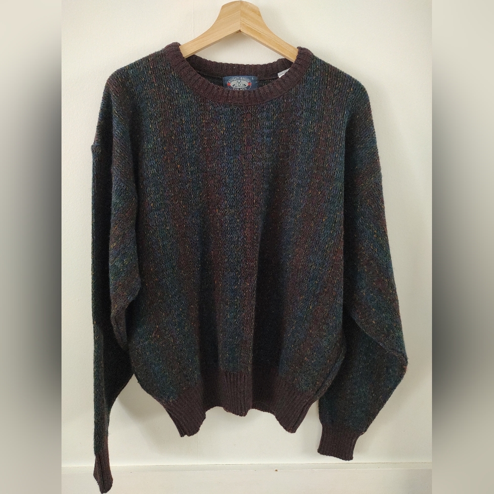 Vintage Speckled Sweater- Size L